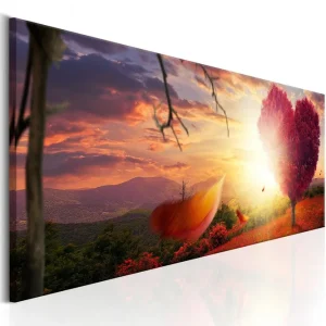 Tavla Autumnal Heart 135x45 - Inredning & dekor Kampanj