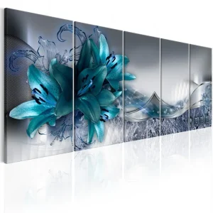 Tavla Arctic Lilies 225x90 - Inredning & dekor Kundfavorit