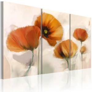 Tavla Artistic Poppies Triptych 60x40 - Inredning & dekor Kampanjpris
