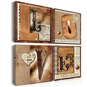 Tavla Boken Om Kärlek 80x80 - Inredning & dekor Köp online