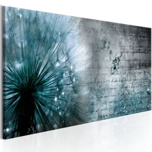 Tavla Blue Dandelion 135x45 - Inredning & dekor Lågt pris