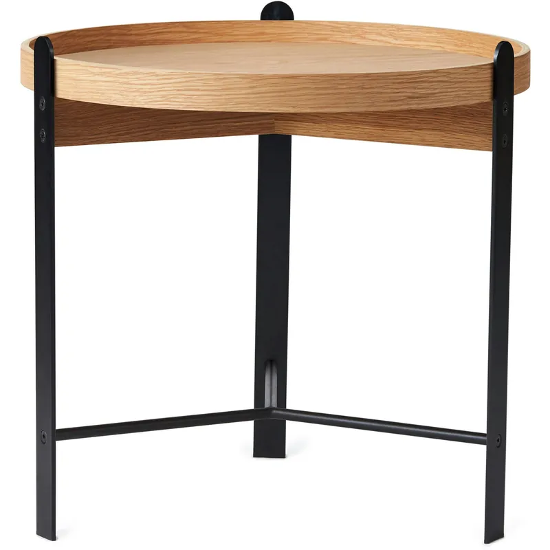 Compose Soffbord 50 cm, Oljad Ek / Black Noir Billig
