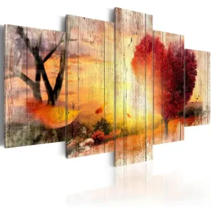 Tavla Autumnal Love 100x50 - Inredning & dekor Populär