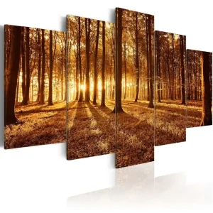 Begränsat antal Tavla Amber Forest 100x50 - Inredning & dekor