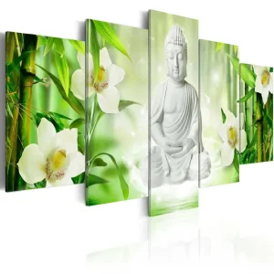 Tavla Buddha And Jasmine 200x100 - Inredning & dekor Rabatt