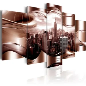 Tavla Burgundy New York 100x50 - Inredning & dekor Kundfavorit