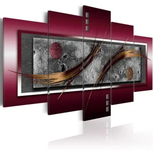 Trygg betalning Tavla Burgundy Elegance 200x100 - Inredning & dekor