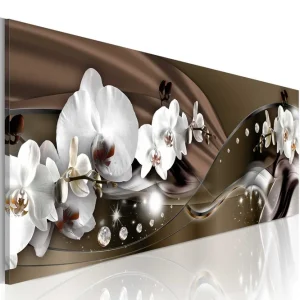 Beställ nu Tavla Chocolate Dance Of Orchid 120x40 - Inredning & dekor
