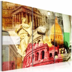 Tavla Charming Rome Triptych 60x40 - Inredning & dekor Fri frakt