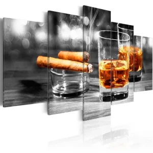 Tavla Cigars And Whiskey 100x50 - Inredning & dekor Snabb leverans