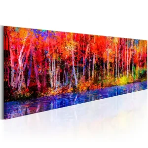 Sista chansen Tavla Colorful Autumn Trees 150x50 - Inredning & dekor