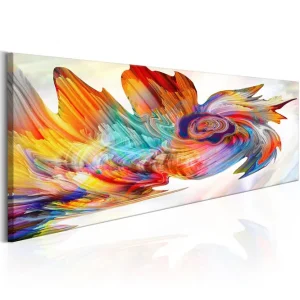 Begränsat erbjudande Tavla Colourful Cyclone 135x45 - Inredning & dekor