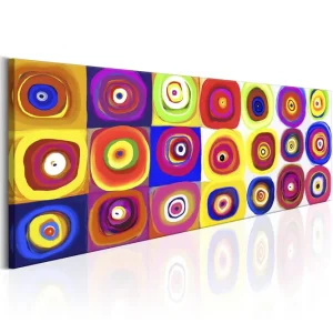 Begränsat antal Tavla Colourful Carousel 150x50 - Inredning & dekor