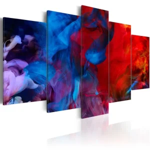 Tavla Dance Of Colourful Flames 200X100 Flerfärgad - Inredning & dekor Beställ idag