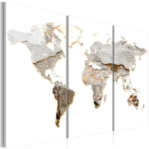 Tavla Concrete Continents 120x80 - Inredning & dekor Fri frakt