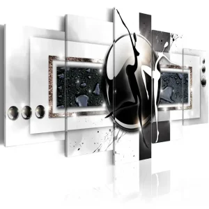 Tavla Dance Of Opposites 100X50 Vit - Inredning & dekor Kampanjpris