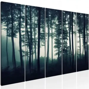 Tavla Dark Forest 5 Parts Narrow 200x80 - Inredning & dekor Begränsad tid