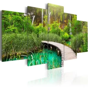 Tavla Emerald Trail 100x50 - Inredning & dekor Bästa pris