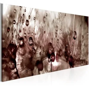 Begränsat antal Tavla Dandelions After Rain 150x50 - Inredning & dekor