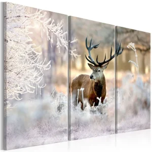 Tavla Deer In The Cold 120x80 - Inredning & dekor Populär