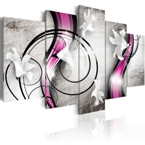 Begränsat erbjudande Tavla Dance Of Lily 200x100 - Inredning & dekor
