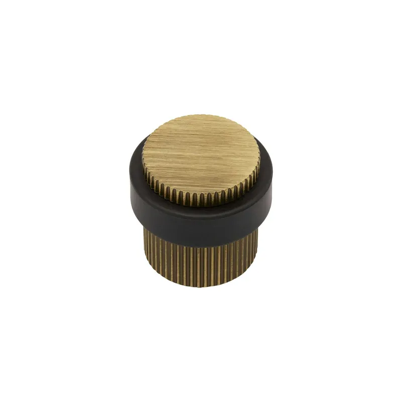 Begränsat antal Helix Stripe Dörrstopp, Antique bronze