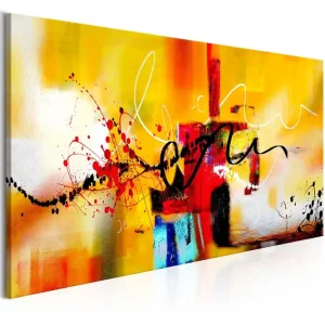 Tavla Crazy Serpentines 1 Part Orange Narrow 150x50 - Inredning & dekor Köp online