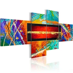 Beställ idag Tavla Dance Of Rainbow 100x45 - Inredning & dekor