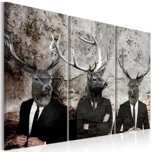 Begränsad tid Tavla Deer In Suits 90x60 - Inredning & dekor