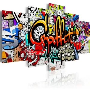 Tavla Colourful Style 100x50 - Inredning & dekor Beställ nu