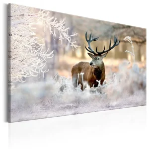 Tavla Deer In The Cold 120x80 - Inredning & dekor Populär