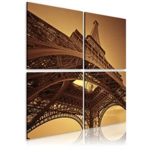 Beställ idag Tavla Eiffeltornet Paris 80x80 - Inredning & dekor