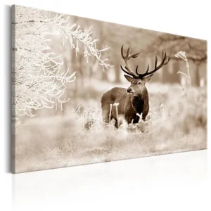 Tavla Deer In Sepia 120x80 - Inredning & dekor Köp nu