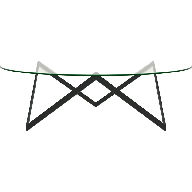 Snabb leverans Sirius Soffbord Ø120x38 cm, Svart
