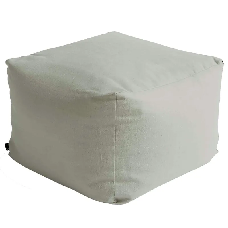 Populär Planar Sittpuff, Ljusgrå