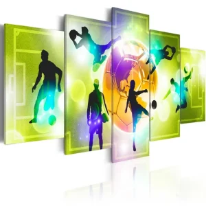Tavla Energy Of The Game 200X100 Flerfärgad|Vit - Inredning & dekor Nyhet