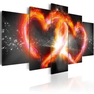 Tavla Flame Of Love 200x100 - Inredning & dekor Lägg i varukorgen