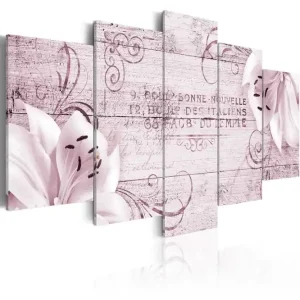 Tavla Flushed Lilies 200x100 - Inredning & dekor Extra rabatt