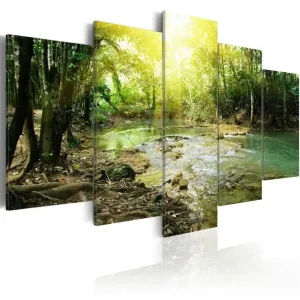 Tavla Forest River 100x50 - Inredning & dekor Trygg betalning