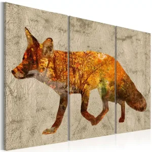 Tavla Fox In The Wood 60X40 Flerfärgad - Inredning & dekor Rabatter