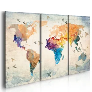 Beställ idag Tavla Free As A Bird Triptych 60x40 - Inredning & dekor