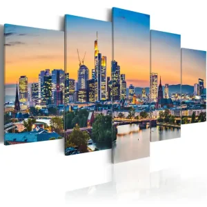 Tavla Frankfurt Am Main Germany 200X100 Flerfärgad - Inredning & dekor I lager