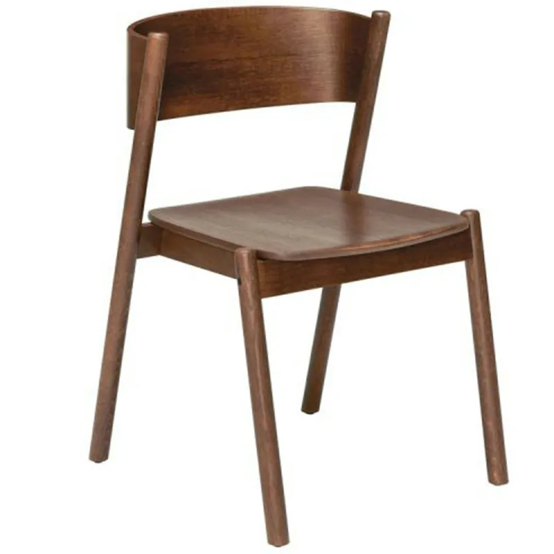 Handla nu Oblique Matstol, Brun