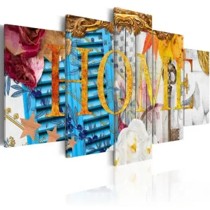 Tavla Home Vintage 100x50 - Inredning & dekor Kampanjpris