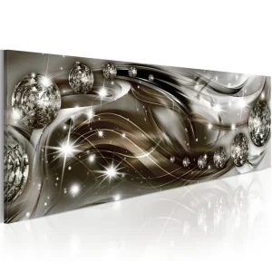 Tavla Glow And Waves 150x50 - Inredning & dekor risnedsättning
