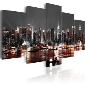 Begränsat antal Tavla Grey City 200x100 - Inredning & dekor