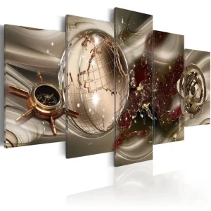Tavla Golden Compass 200X100 Flerfärgad - Inredning & dekor Billigare