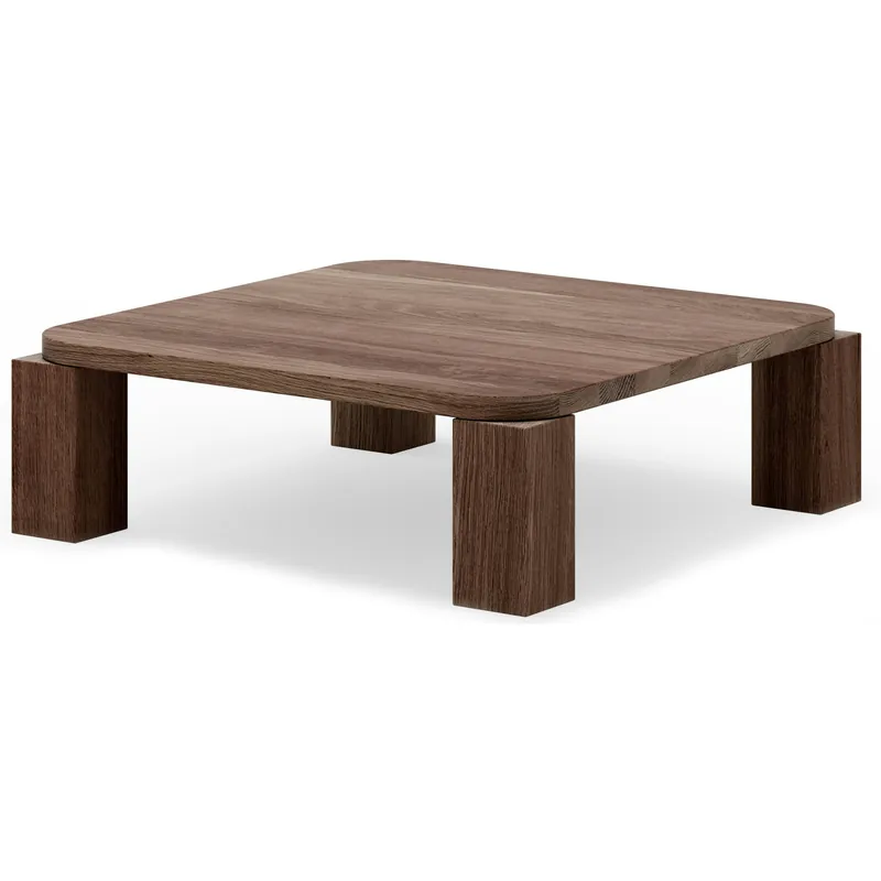 Atlas Coffee Table, Fumed Oak 820x820 Lågt pris