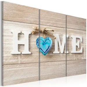 Tavla Home Blue Love 90X60 Beige - Inredning & dekor Sista chansen