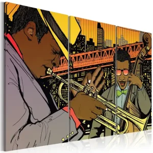 Tavla Jazz Musician 60x40 - Inredning & dekor Lägg i varukorgen